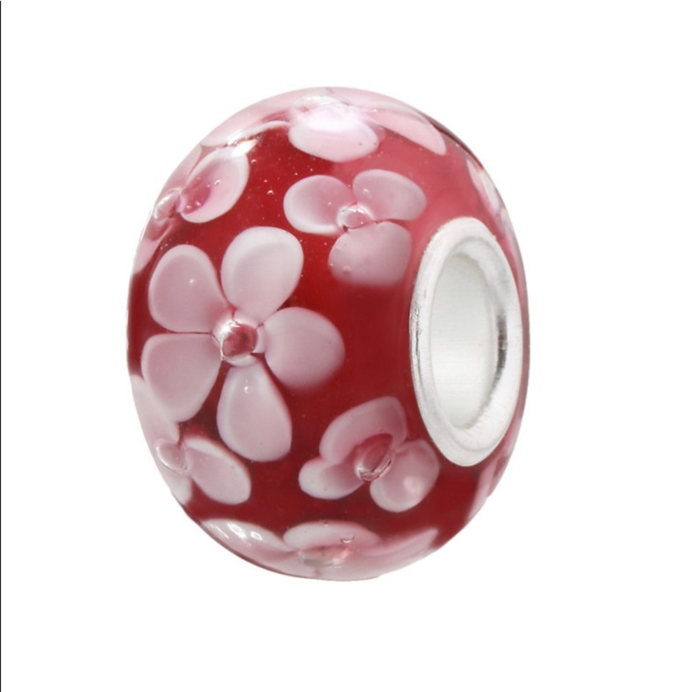 Glass Flower Individuality Bead / Charm